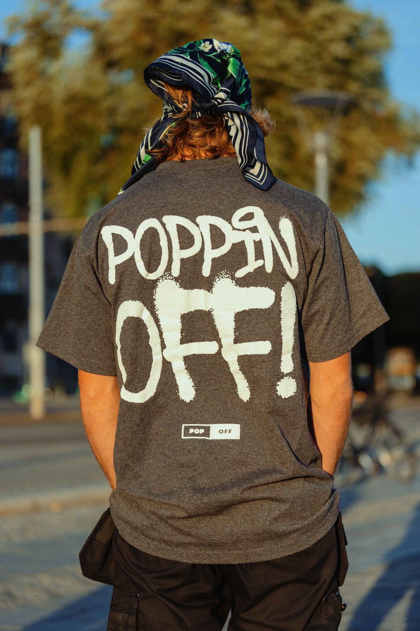 Poppin Off Grey Tee